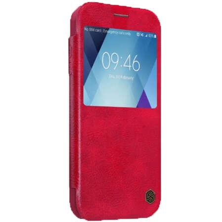 Чехол для Samsung Galaxy A5 (2017) SM-A520F Nillkin Qin Leather Case красный   