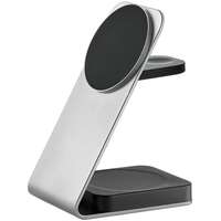 Беспроводная зарядная панель 3 в 1 Для IPhone, Apple Watch, Airpods uBear Level Ultra Qi2 25W Grey