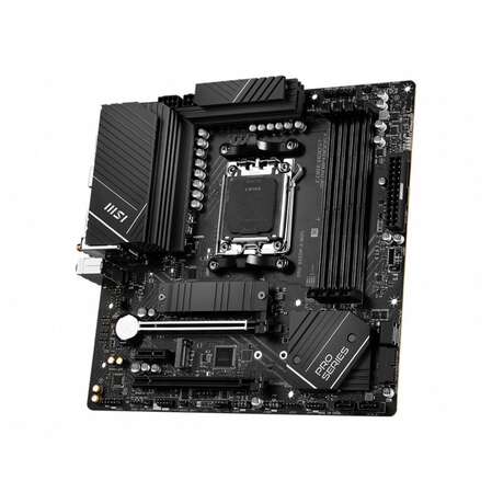 Материнская плата MSI Pro B650M-A WiFi Socket-AM5 AMD B650 4xDDR5, 4xSATA3, RAID, 2xM.2, 2xPCI-E16x, 8xUSB3.2, DP, HDMI, WiFi, 2.5Glan, mATX Ret