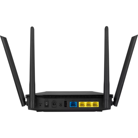 Беспроводной маршрутизатор ASUS RT-AX53U Wi-Fi 6 802.11ax 1800 Мбит/с 2,4 и 5ГГц 4xLAN 1xUSB