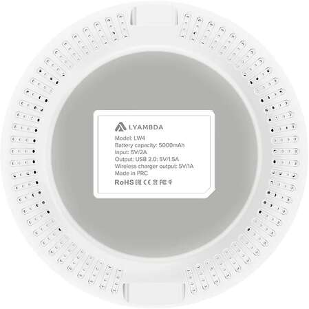 Беспроводная зарядная панель Lyambda LW4, White