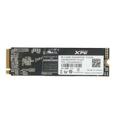 Внутренний SSD-накопитель 512Gb A-Data XPG SX8200 Pro ASX8200PNP-512GT-C M.2 2280 PCIe NVMe 3.0 x4