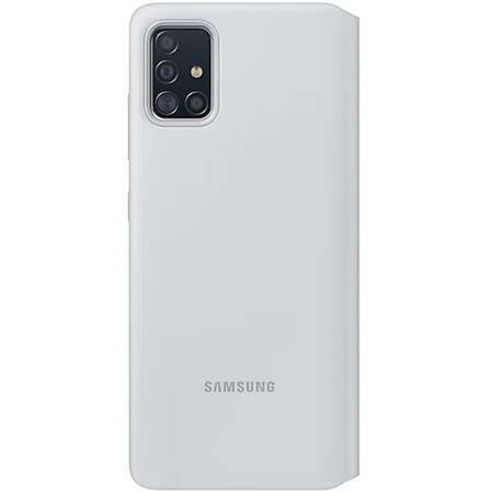 Чехол для Samsung Galaxy A71 SM-A715 S View Wallet Cover белый