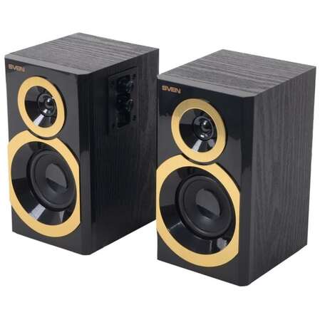 2.0 Колонки Sven SPS-619 2*10W Black\Gold