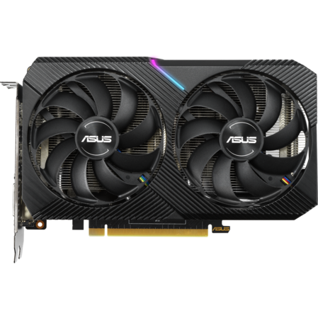 Видеокарта ASUS GeForce GTX 1660 Super 6144Mb, Dual-GTX1660S-O6G-Mini DVI-D, HDMI, DP Ret