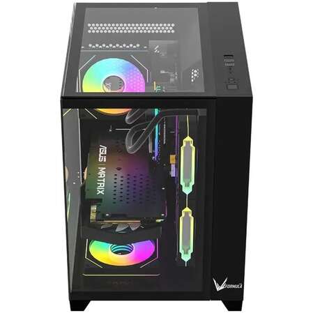 Корпус MicroATX Minitower Formula Crystal Z9M Black
