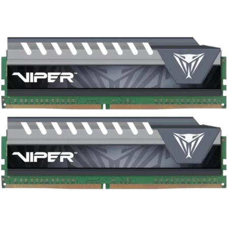 Модуль памяти DIMM 16Gb 2х8Gb DDR4 PC21300 2666MHz Patriot Viper Elite Series (PVE416G266C6KGY)