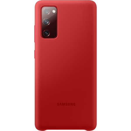 Чехол для Samsung Galaxy S20 FE SM-G780 Silicone Cover красный