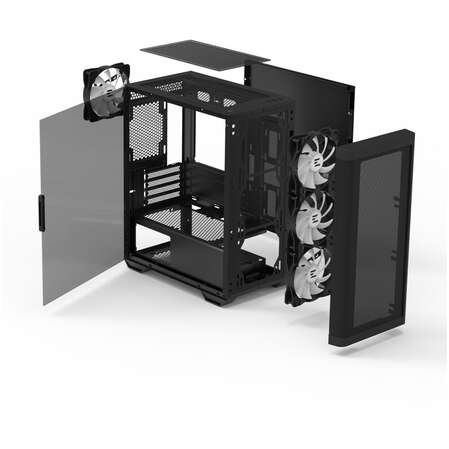 Корпус MicroATX Minitower Zalman M4 Black