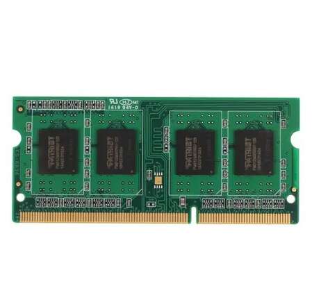 Модуль памяти SO-DIMM DDR3L 4Gb PC12800 1600Mhz PATRIOT (PSD34G1600L81S)