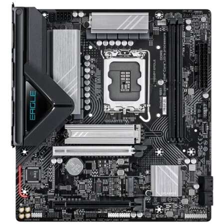 Материнская плата Gigabyte B860M Eagle B860 Soc-1851 2xDDR5, 4xSATA3, RAID, 2хM.2, 2xPCI-E16x, 3xUSB3.2, DP, HDMI, 2.5Glan, mATX