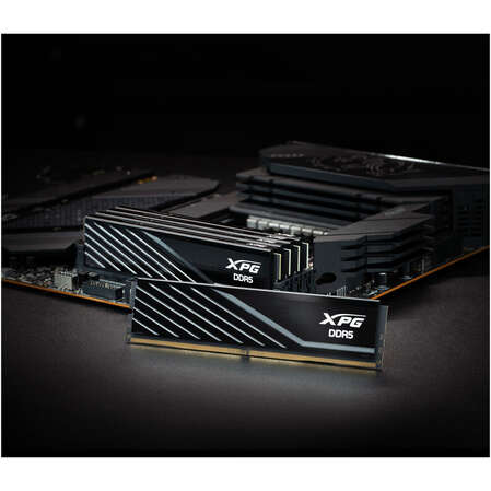 Модуль памяти DIMM 32Gb 2х16Gb DDR5 PC51200 6400MHz ADATA XPG Lancer Blade Black (AX5U6400C3216G-DTLABBK)