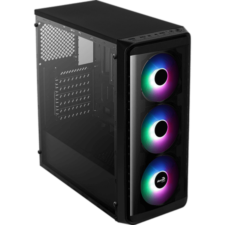 Корпус ATX Miditower AeroCool SI-5200 Frost Black