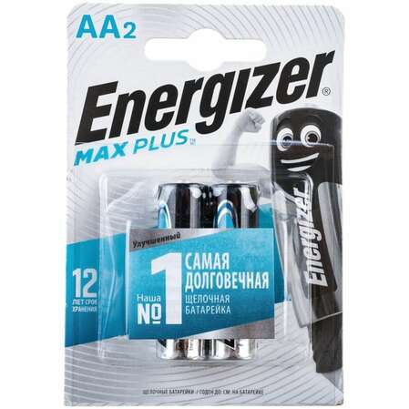 Батарейки Energizer MAX PLUS LR6/E91 AA 2шт