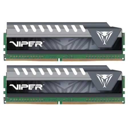 Модуль памяти DIMM 32Gb 2х16Gb DDR4 PC21300 2666MHz Patriot Viper Elite Series (PVE432G266C6KGY)
