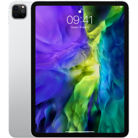 Планшет Apple iPad Pro 11 (2020) 128GB Wi-Fi + Cellular Silver MY2W2RU/A
