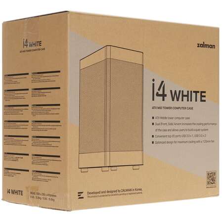 Корпус ATX Miditower Zalman i4 White