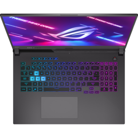Ноутбук ASUS ROG Strix G17 G713QM-HX038 AMD Ryzen 7 5800H/16Gb/512Gb SSD/NV RTX3060 6Gb/17.3" FullHD/DOS