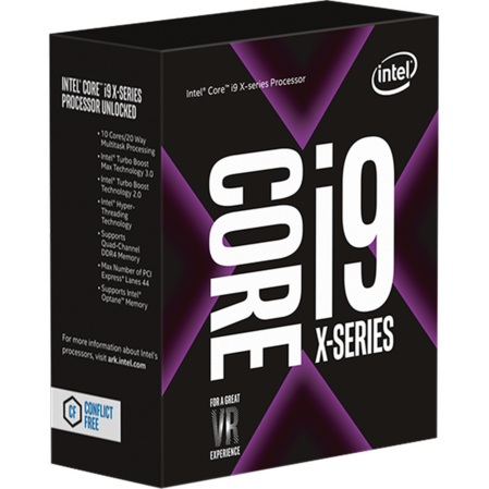 Процессор Intel Core i9-10940X, 3.3ГГц, (Turbo 4.6ГГц), 14-ядерный, L3 19.25МБ, LGA2066, BOX