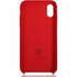 Чехол для Apple iPhone Xs Max Brosco Softrubber, накладка, красный