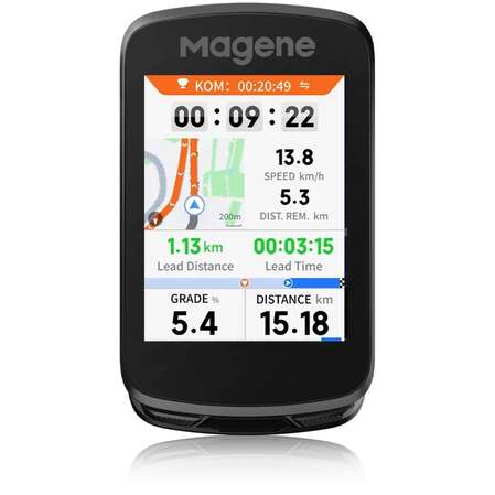 Magene Велокомпьютер GPS C606 V2 тип BI, черный