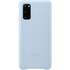 Чехол для Samsung Galaxy S20 SM-G980 Leather Cover голубой