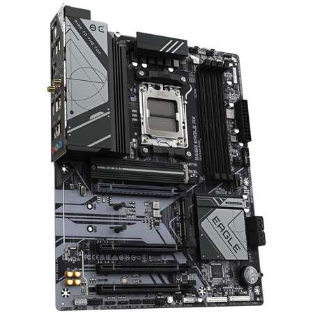 Материнская плата Gigabyte B650 Eagle AX Socket-AM5 AMD B650 4xDDR5, 4xSATA3, RAID, 3xM.2, 4xPCI-E16x, 2xUSB3.2, 1xUSB3.2 Type C, DP, HDMI, Glan, WiFi, ATX Ret