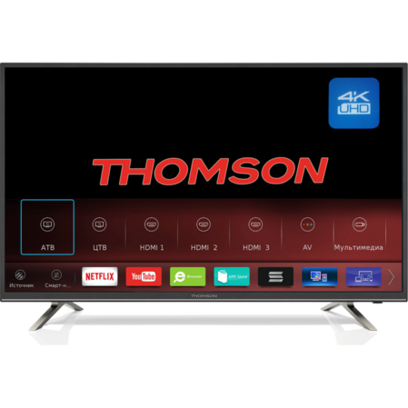 Телевизор 49" Thomson T49USM5200 (4K UHD 3840x2160, Smart TV) черный