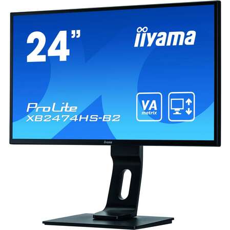 Монитор 24" Iiyama ProLite XB2474HS-B2 VA 1920x1080 4ms HDMI, DisplayPort, VGA