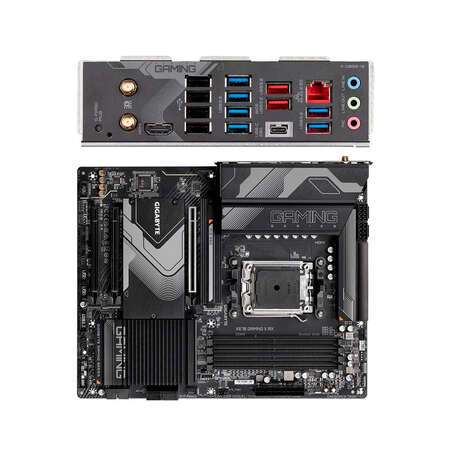 Материнская плата Gigabyte X670 Gaming X AX Socket-AM5 AMD X670 4xDDR5, 4xSATA3, RAID, 4xM.2, 3xPCI-E16x, 6xUSB3.2, 1xUSB3.2 Type C, HDMI, WiFi, 2.5Glan, ATX Ret