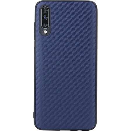 Чехол для Samsung Galaxy A70 (2019) SM-A705 G-Case Carbon синий