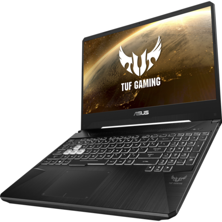 Ноутбук ASUS TUF Gaming FX505GE-BQ412 Core i5 8300H/16Gb/1Tb+256Gb SSD/NV GTX1050Ti 4Gb/15.6" FullHD/DOS Gunmetal
