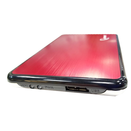 Корпус 2.5" Gembird EE2-U3S-61, SATA-USB3.0 Metal Red