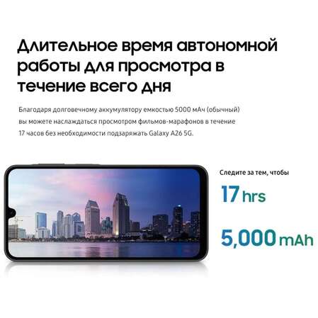 Смартфон Samsung Galaxy A26 SM-A266B 6/128Gb Mint (EAC)