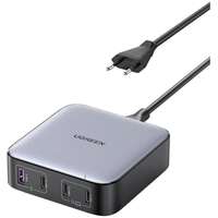 Сетевое зарядное устройство Ugreen CD328 (90928) 100W GaN 3xUSB-C + USB-A темно-серый 