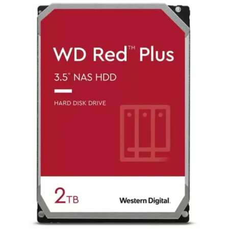 Внутренний жесткий диск 3,5" 2Tb Western Digital (WD20EFPX) 64Mb IntelliPower SATA3 Red Plus