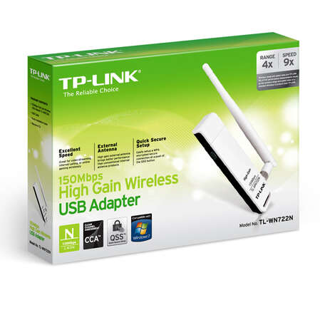 Сетевая карта TP-LINK TL-WN722N 802.11n Wireless USB Adapter