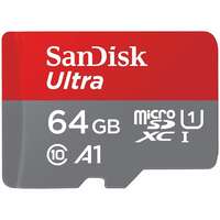 Карта памяти Micro SecureDigital 64Gb SanDisk Ultra microSDXC class 10 UHS-1 A1 SDSQUAB-064G-GN6MN