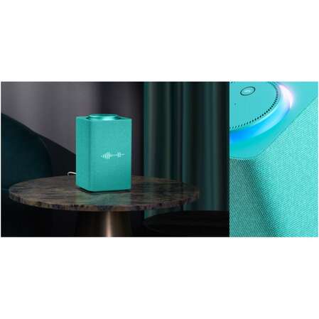 Умная колонка Яндекс Станция Макс Zigbee, 65Вт с голосовым помощником Алиса Turquose