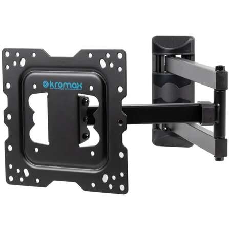 Кронштейн наклонно-поворотный Kromax DIX-18 22-55' до 40кг Vesa до 400x400 черный