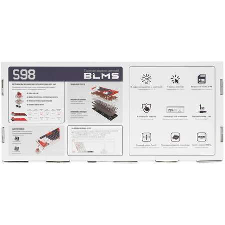 Клавиатура A4Tech Bloody S98 Sports Navy BLMS Plus USB