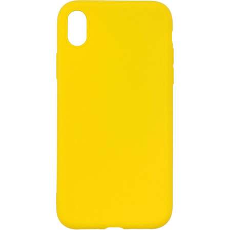 Чехол для Apple iPhone Xr Zibelino Soft Matte желтый