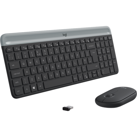 Клавиатура+мышь Logitech Wireless Combo MK470 Black