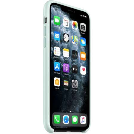 Чехол для Apple iPhone 11 Pro Max Silicone Case Seafoam