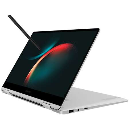 Ноутбук Samsung Galaxy Book 3 360 NP734 Core i5 1340P/16Gb/256Gb SSD/13.3" FullHD/Win11Pro Silver