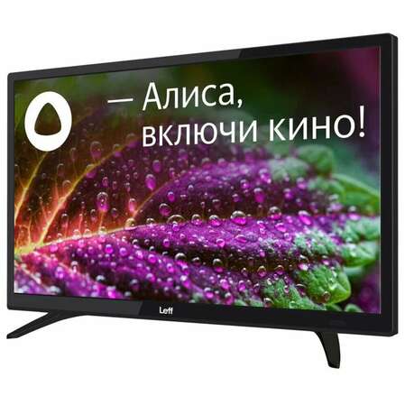 Телевизор 24" LEFF 24F560T (FullHD 1920x1080, Smart TV) черный