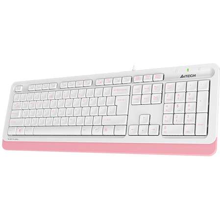 Клавиатура A4Tech Fstyler FK10 White/Pink
