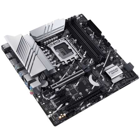 Материнская плата ASUS Prime Z790M-Plus D4 Z790 Socket-1700 4xDDR4, 4xSATA3, RAID, 3xM.2, 2xPCI-E16x, 5xUSB3.2, 1xUSB3.2 Type C, DP, HDMI, Glan, mATX