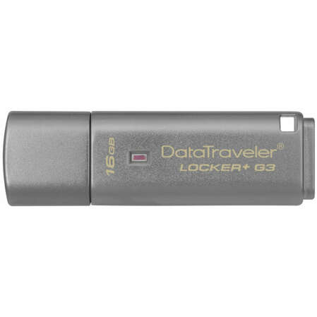USB Flash накопитель 16GB Kingston Data Traveler Locker Plus Gen.3 (DTLPG3/16GB) Grey USB3.0