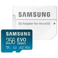 Карта памяти Micro SecureDigital 256Gb SDXC Samsung Evo Select class10 UHS-I U3 (MB-ME256KA)